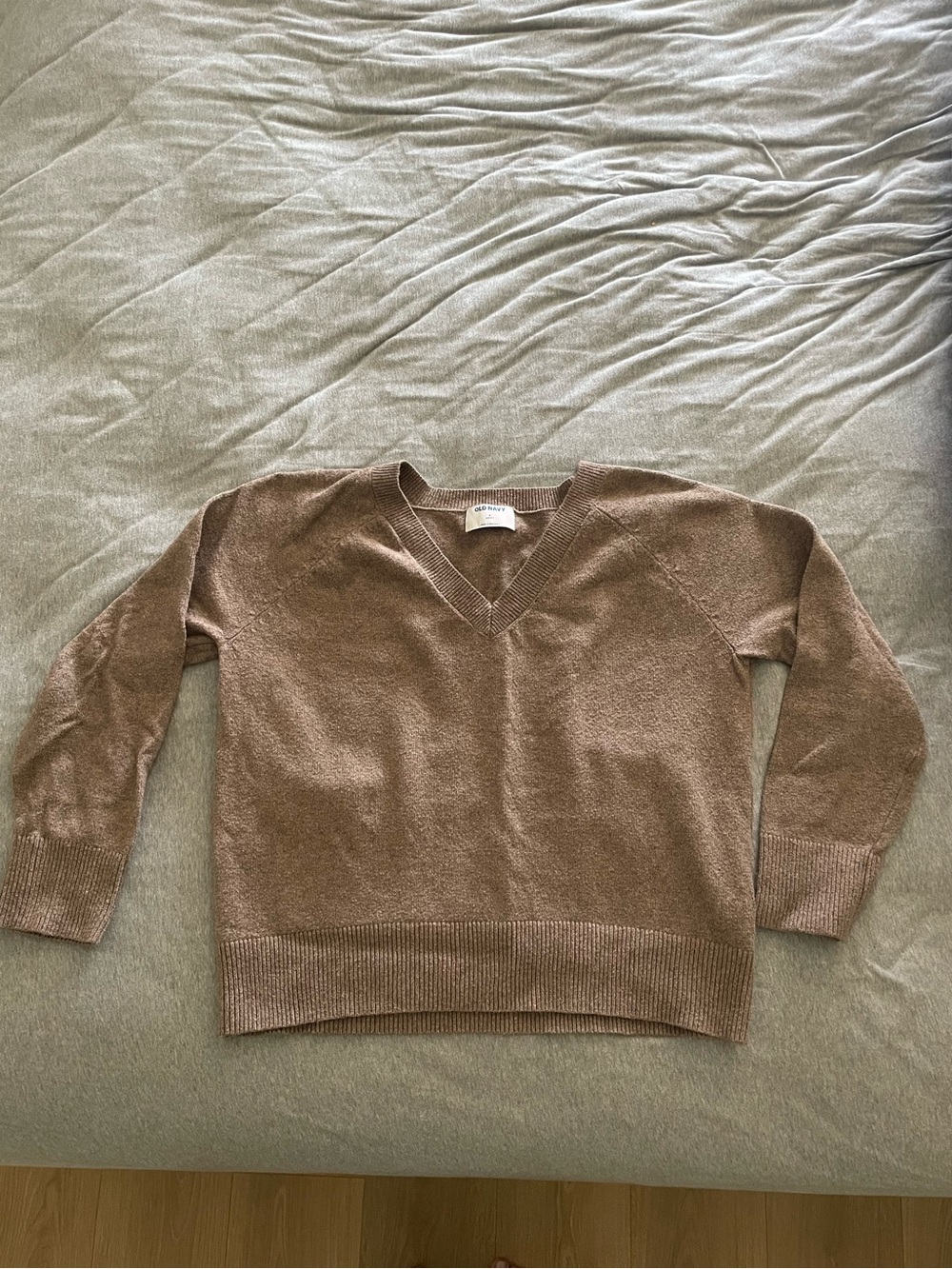 Old Navy Brown V-Neck Women's Sweater